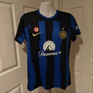 Inter Milan 2023/24 Home Jersey Nike Serie A Men's L Blue/Black Paramount Soccer